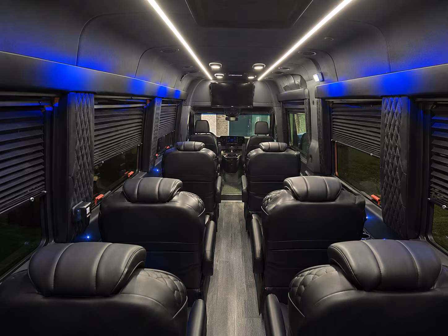 18 passenger sprinter van inside