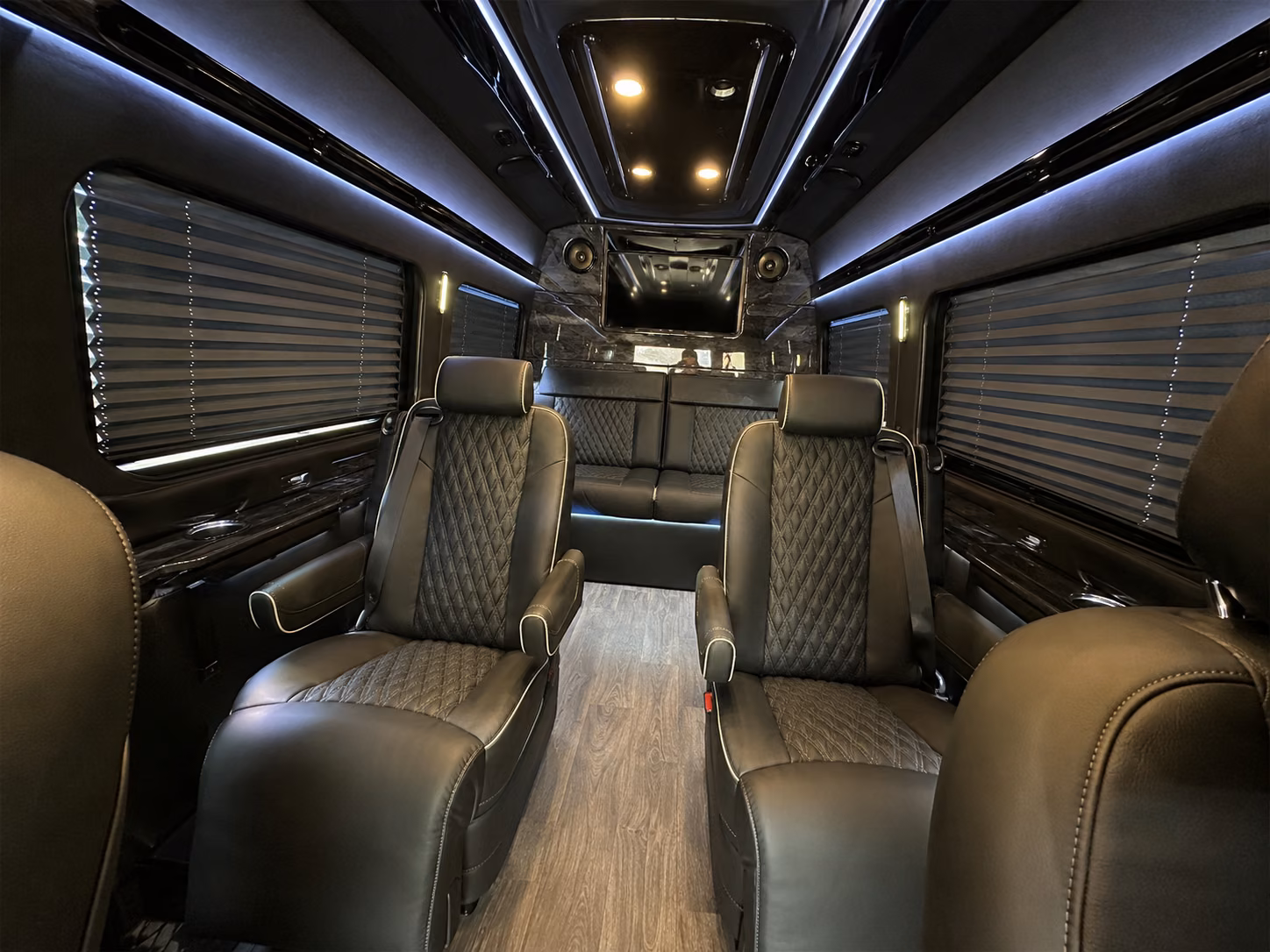 20 passenger sprinter van inside