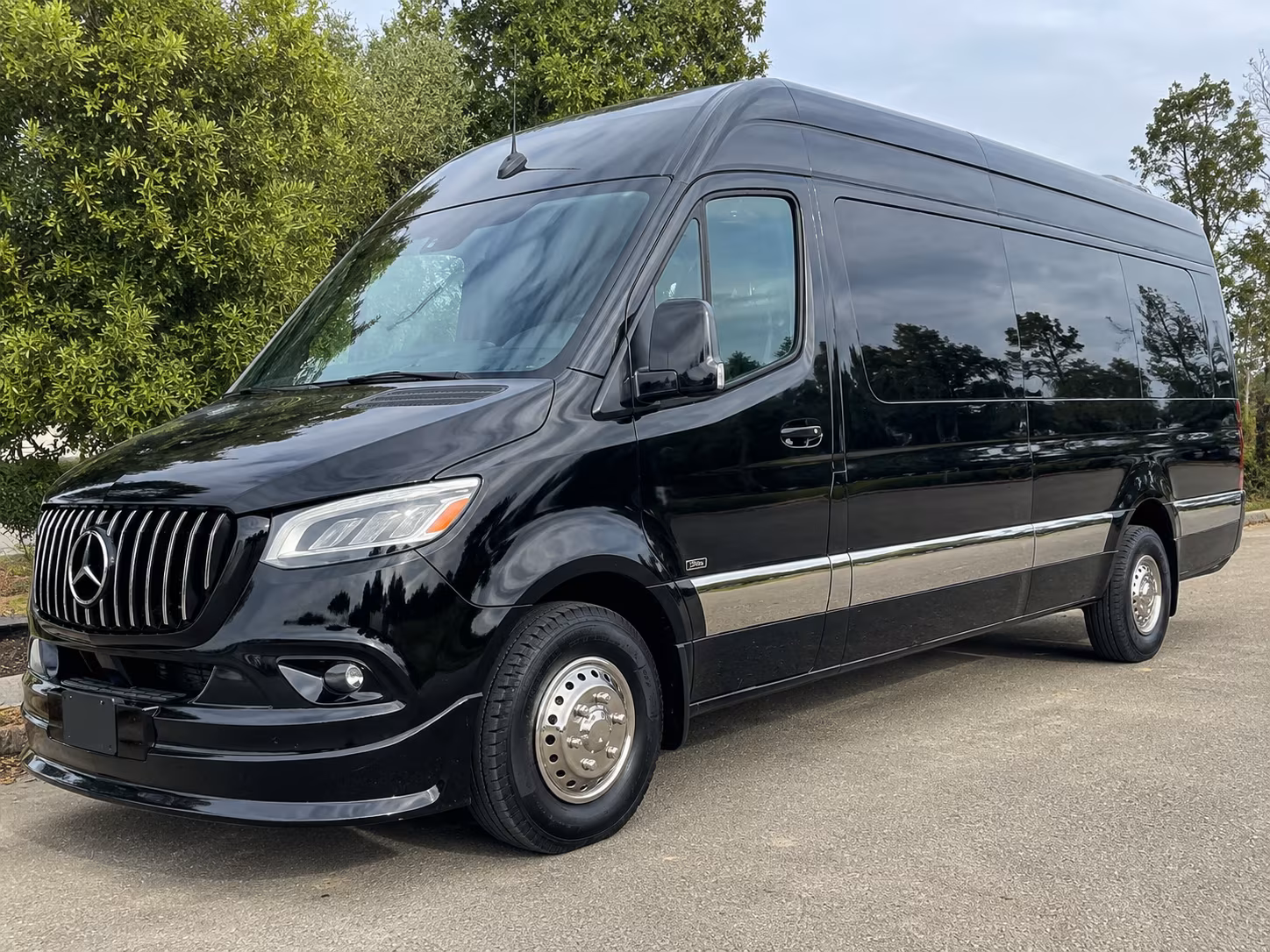 prom night dinner stops and multi venue sprinter van transportation in victorville