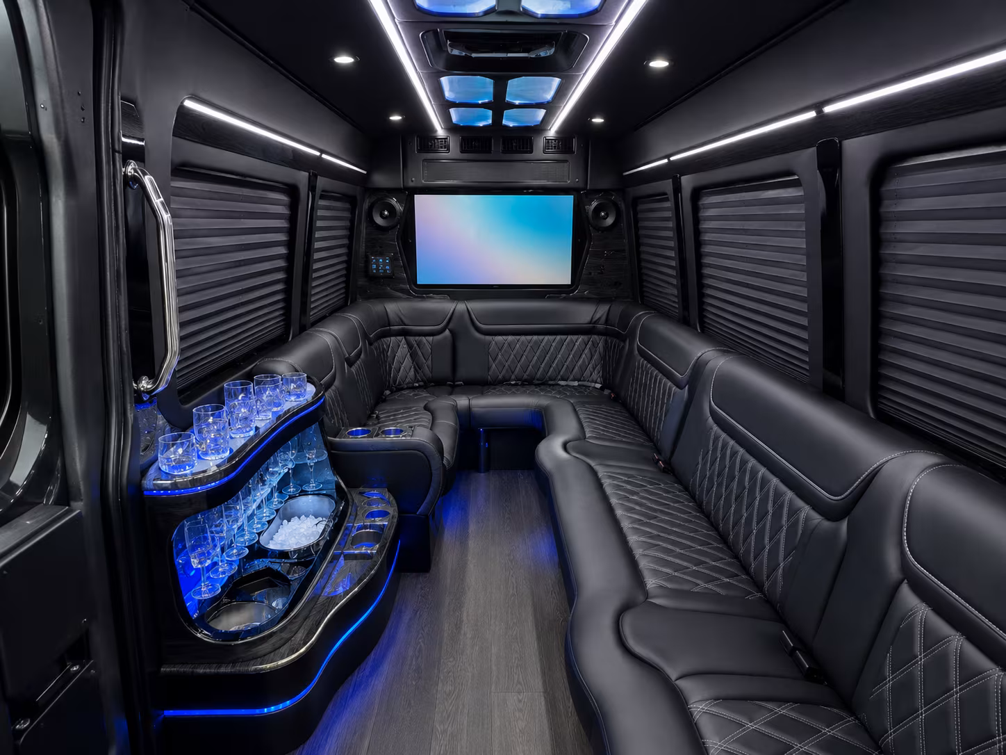 victorville sprinter limousine interior