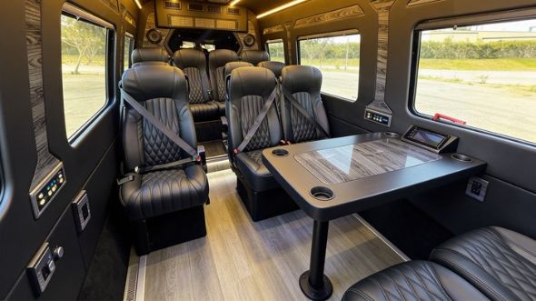 victorville 12 passenger sprinter van interior
