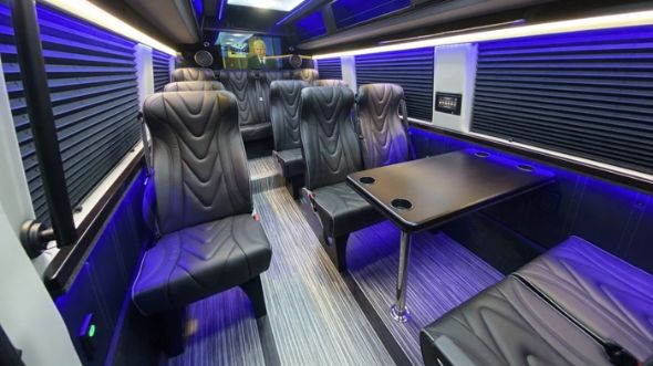 victorville 18 passenger sprinter van interior