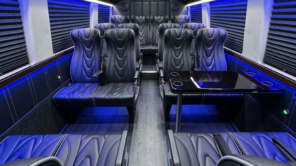 victorville 20 passenger sprinter van interior